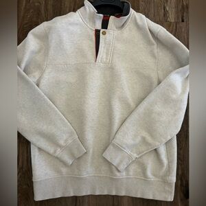 ORVIS 1/4 Zip Cotton Blend Sweatshirt. Size Medium.